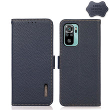Load image into Gallery viewer, KHAZNEH Side-Magnetic Litchi Genuine Leather RFID Phone Case, For Xiaomi Mi 10S, For Xiaomi Mi 10T Lite 5G, For Xiaomi Mi 10T 5G, For Xiaomi Mi 11 Lite 5G / Mi 11 Lite, For Xiaomi Mi 11 Pro, For Xiaomi Mi 11 Ultra, For Xiaomi Mi 11                     ...