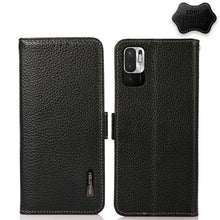 Load image into Gallery viewer, KHAZNEH Side-Magnetic Litchi Genuine Leather RFID Phone Case, For Xiaomi Mi 10S, For Xiaomi Mi 10T Lite 5G, For Xiaomi Mi 10T 5G, For Xiaomi Mi 11 Lite 5G / Mi 11 Lite, For Xiaomi Mi 11 Pro, For Xiaomi Mi 11 Ultra, For Xiaomi Mi 11                     ...