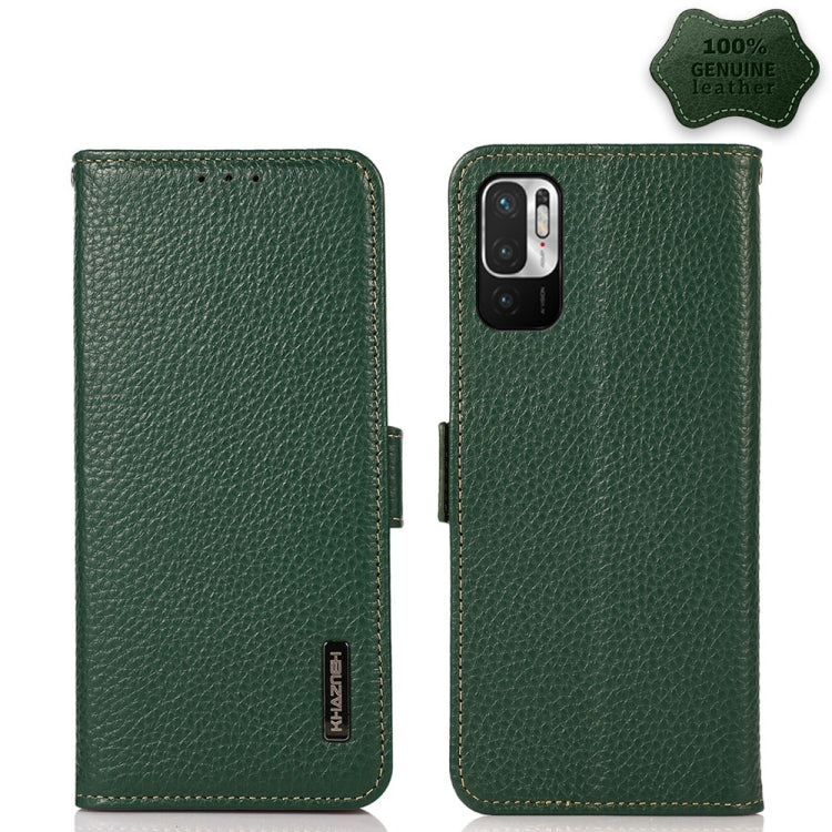 KHAZNEH Side-Magnetic Litchi Genuine Leather RFID Phone Case, For Xiaomi Mi 10S, For Xiaomi Mi 10T Lite 5G, For Xiaomi Mi 10T 5G, For Xiaomi Mi 11 Lite 5G / Mi 11 Lite, For Xiaomi Mi 11 Pro, For Xiaomi Mi 11 Ultra, For Xiaomi Mi 11                     ...