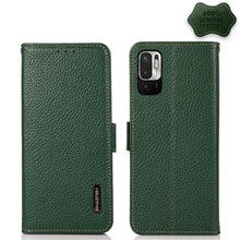 Load image into Gallery viewer, KHAZNEH Side-Magnetic Litchi Genuine Leather RFID Phone Case, For Xiaomi Mi 10S, For Xiaomi Mi 10T Lite 5G, For Xiaomi Mi 10T 5G, For Xiaomi Mi 11 Lite 5G / Mi 11 Lite, For Xiaomi Mi 11 Pro, For Xiaomi Mi 11 Ultra, For Xiaomi Mi 11                     ...