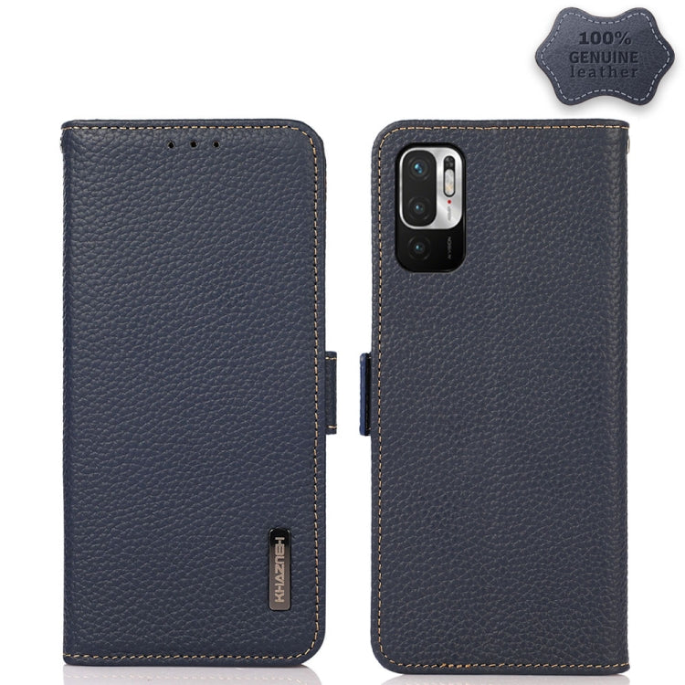 KHAZNEH Side-Magnetic Litchi Genuine Leather RFID Phone Case, For Xiaomi Mi 10S, For Xiaomi Mi 10T Lite 5G, For Xiaomi Mi 10T 5G, For Xiaomi Mi 11 Lite 5G / Mi 11 Lite, For Xiaomi Mi 11 Pro, For Xiaomi Mi 11 Ultra, For Xiaomi Mi 11                     ...