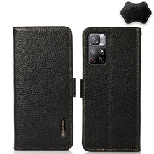 Load image into Gallery viewer, KHAZNEH Side-Magnetic Litchi Genuine Leather RFID Phone Case, For Xiaomi Mi 10S, For Xiaomi Mi 10T Lite 5G, For Xiaomi Mi 10T 5G, For Xiaomi Mi 11 Lite 5G / Mi 11 Lite, For Xiaomi Mi 11 Pro, For Xiaomi Mi 11 Ultra, For Xiaomi Mi 11                     ...
