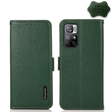 Load image into Gallery viewer, KHAZNEH Side-Magnetic Litchi Genuine Leather RFID Phone Case, For Xiaomi Mi 10S, For Xiaomi Mi 10T Lite 5G, For Xiaomi Mi 10T 5G, For Xiaomi Mi 11 Lite 5G / Mi 11 Lite, For Xiaomi Mi 11 Pro, For Xiaomi Mi 11 Ultra, For Xiaomi Mi 11                     ...