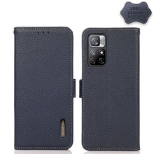 Load image into Gallery viewer, KHAZNEH Side-Magnetic Litchi Genuine Leather RFID Phone Case, For Xiaomi Mi 10S, For Xiaomi Mi 10T Lite 5G, For Xiaomi Mi 10T 5G, For Xiaomi Mi 11 Lite 5G / Mi 11 Lite, For Xiaomi Mi 11 Pro, For Xiaomi Mi 11 Ultra, For Xiaomi Mi 11                     ...