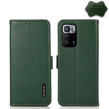 Load image into Gallery viewer, KHAZNEH Side-Magnetic Litchi Genuine Leather RFID Phone Case, For Xiaomi Mi 10S, For Xiaomi Mi 10T Lite 5G, For Xiaomi Mi 10T 5G, For Xiaomi Mi 11 Lite 5G / Mi 11 Lite, For Xiaomi Mi 11 Pro, For Xiaomi Mi 11 Ultra, For Xiaomi Mi 11                     ...