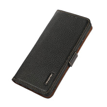 Load image into Gallery viewer, KHAZNEH Side-Magnetic Litchi Genuine Leather RFID Phone Case, For Samsung Galaxy A02s EU Version, For Samsung Galaxy A02s Global Version, For Samsung Galaxy A03s 166mm Version, For Samsung Galaxy A12 5G, For Samsung Galaxy A22 4G                       ...