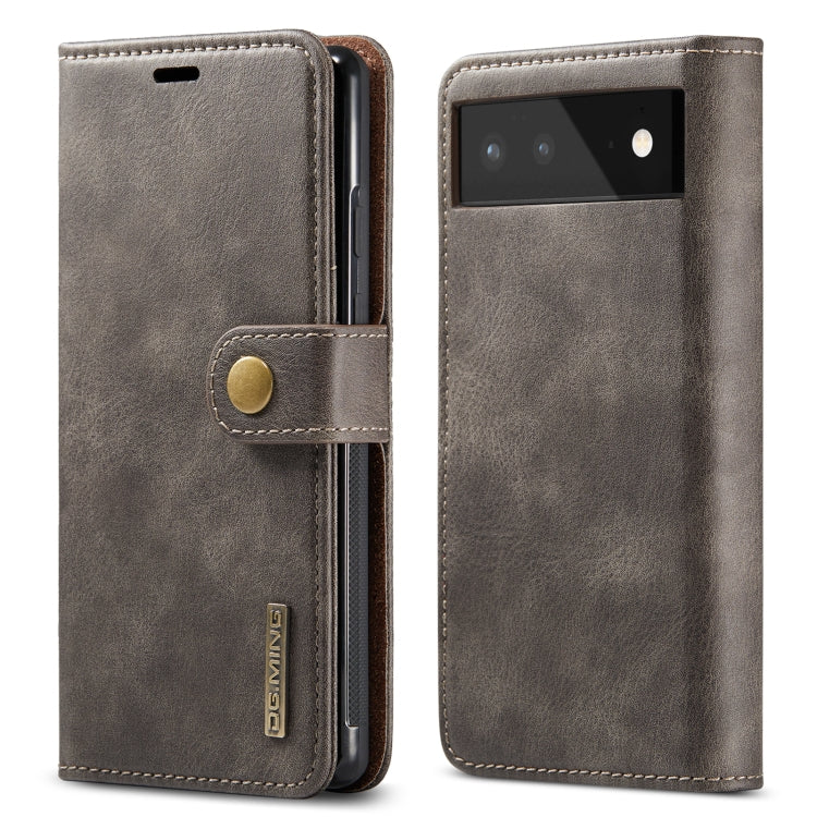 DG.MING Crazy Horse Texture Detachable Magnetic Leather Phone Case, For Samsung Galaxy S22 5G, For Samsung Galaxy S22+ 5G, For Samsung Galaxy S22 Ultra 5G, For Samsung Galaxy A13 5G, For Google Pixel 6, For Google Pixel 6 Pro
