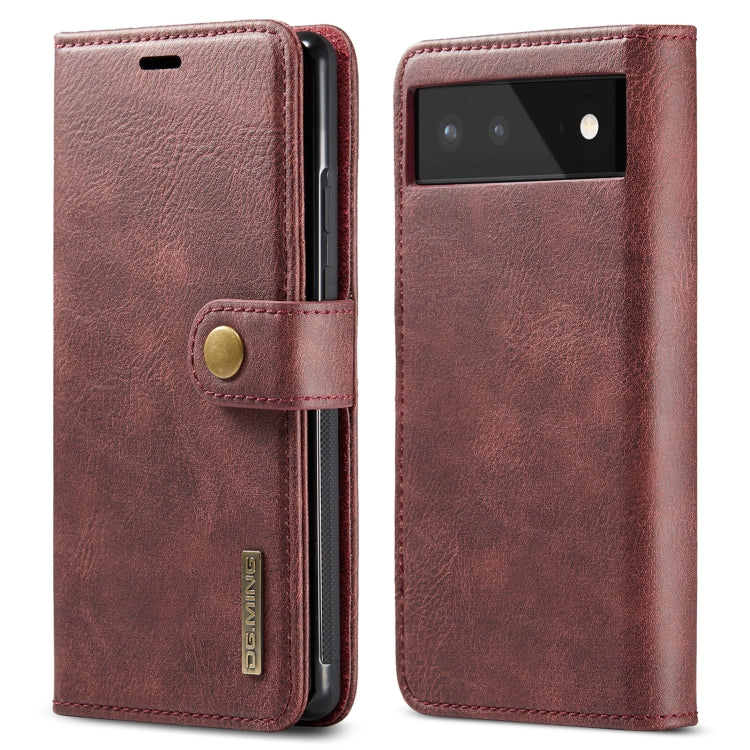 DG.MING Crazy Horse Texture Detachable Magnetic Leather Phone Case, For Samsung Galaxy S22 5G, For Samsung Galaxy S22+ 5G, For Samsung Galaxy S22 Ultra 5G, For Samsung Galaxy A13 5G, For Google Pixel 6, For Google Pixel 6 Pro