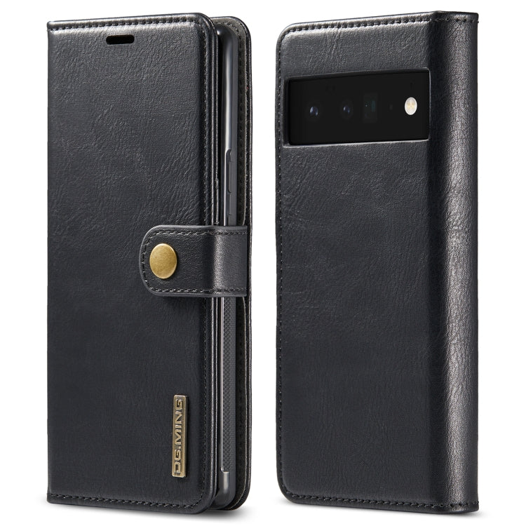 DG.MING Crazy Horse Texture Detachable Magnetic Leather Phone Case, For Samsung Galaxy S22 5G, For Samsung Galaxy S22+ 5G, For Samsung Galaxy S22 Ultra 5G, For Samsung Galaxy A13 5G, For Google Pixel 6, For Google Pixel 6 Pro