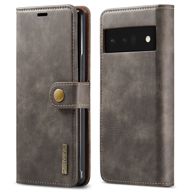 DG.MING Crazy Horse Texture Detachable Magnetic Leather Phone Case, For Samsung Galaxy S22 5G, For Samsung Galaxy S22+ 5G, For Samsung Galaxy S22 Ultra 5G, For Samsung Galaxy A13 5G, For Google Pixel 6, For Google Pixel 6 Pro