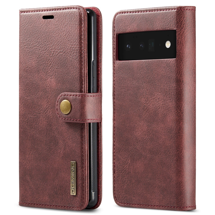 DG.MING Crazy Horse Texture Detachable Magnetic Leather Phone Case, For Samsung Galaxy S22 5G, For Samsung Galaxy S22+ 5G, For Samsung Galaxy S22 Ultra 5G, For Samsung Galaxy A13 5G, For Google Pixel 6, For Google Pixel 6 Pro