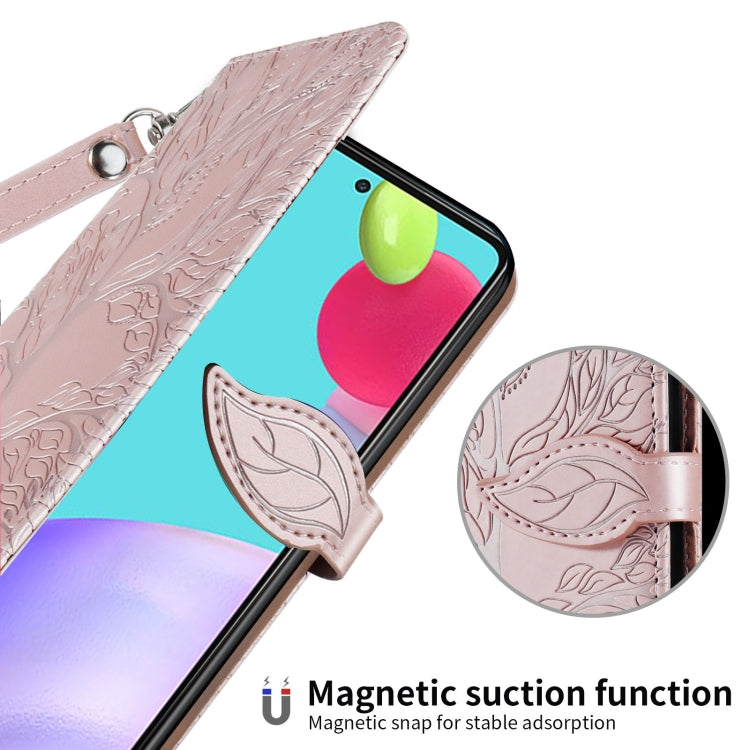Life of Tree Embossing Leather Phone Case, For Samsung Galaxy A33 5G, For Samsung Galaxy A53 5G