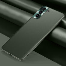 Load image into Gallery viewer, Plain Skin Leather Phone Case, For Samsung Galaxy S22 5G, For Samsung Galaxy S22 Ultra 5G