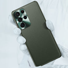 Load image into Gallery viewer, Plain Skin Leather Phone Case, For Samsung Galaxy S22 5G, For Samsung Galaxy S22 Ultra 5G