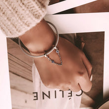 Load image into Gallery viewer, S925 Sterling Silver Retro Flower Safety Chain DIY Bracelet Necklace Accessories, Retro Flower