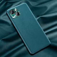 Load image into Gallery viewer, Plain Skin Leather Case, For iPhone 13 mini, For iPhone 13, For iPhone 13 Pro, For iPhone 13 Pro Max, For iPhone 12 mini, For iPhone 12 Pro Max