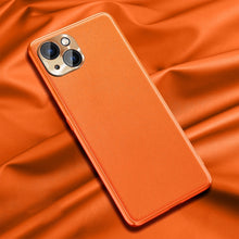Load image into Gallery viewer, Plain Skin Leather Case, For iPhone 13 mini, For iPhone 13, For iPhone 13 Pro, For iPhone 13 Pro Max, For iPhone 12 mini, For iPhone 12 Pro Max