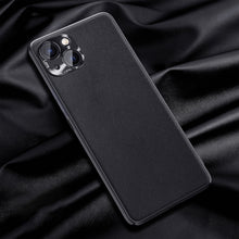 Load image into Gallery viewer, Plain Skin Leather Case, For iPhone 13 mini, For iPhone 13, For iPhone 13 Pro, For iPhone 13 Pro Max, For iPhone 12 mini, For iPhone 12 Pro Max