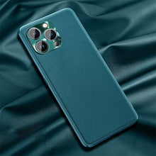 Load image into Gallery viewer, Plain Skin Leather Case, For iPhone 13 mini, For iPhone 13, For iPhone 13 Pro, For iPhone 13 Pro Max, For iPhone 12 mini, For iPhone 12 Pro Max