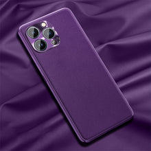 Load image into Gallery viewer, Plain Skin Leather Case, For iPhone 13 mini, For iPhone 13, For iPhone 13 Pro, For iPhone 13 Pro Max, For iPhone 12 mini, For iPhone 12 Pro Max
