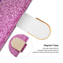 Load image into Gallery viewer, Laser Glitter Powder Matching Crocodile Texture Leather Case, For Samsung Galaxy A33 5G, For Samsung Galaxy A73