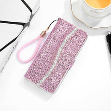Load image into Gallery viewer, Glitter Powder Leather Phone Case, For Samsung Galaxy A33 5G, For Samsung Galaxy A73