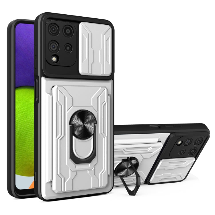 Sliding Camshield Card Phone Case, For Samsung Galaxy A33 5G, For Samsung Galaxy A53 5G, For Samsung Galaxy A22 4G, For Samsung Galaxy A22 5G, For Samsung Galaxy S21 5G, For Samsung Galaxy S21+ 5G, For Samsung Galaxy S22 5G