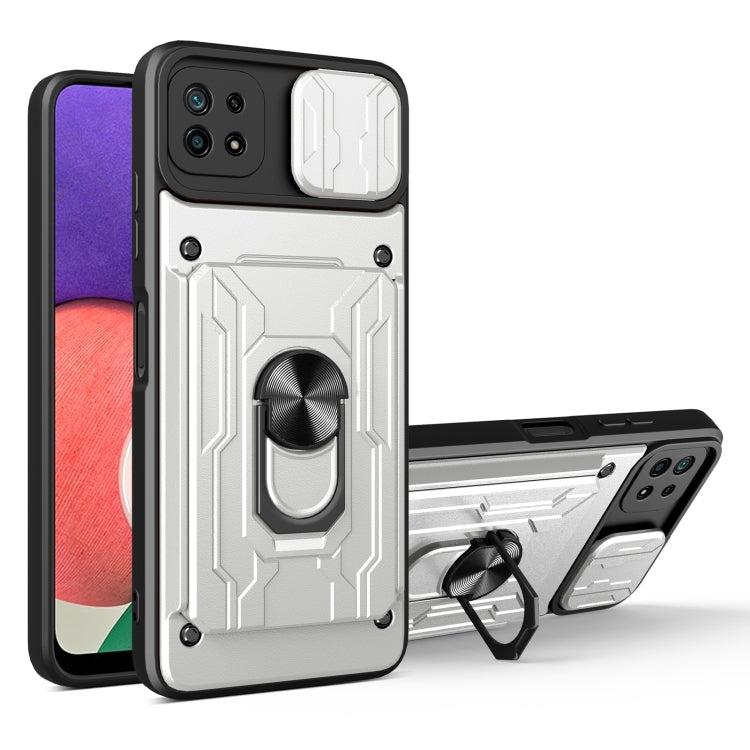 Sliding Camshield Card Phone Case, For Samsung Galaxy A33 5G, For Samsung Galaxy A53 5G, For Samsung Galaxy A22 4G, For Samsung Galaxy A22 5G, For Samsung Galaxy S21 5G, For Samsung Galaxy S21+ 5G, For Samsung Galaxy S22 5G