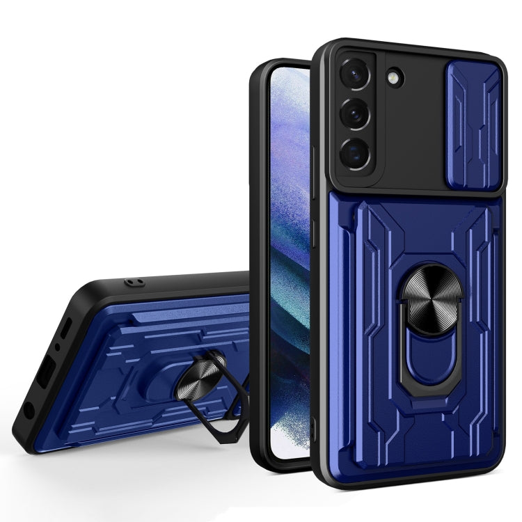 Sliding Camshield Card Phone Case, For Samsung Galaxy S22+ 5G