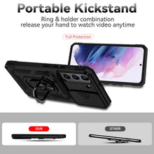 Load image into Gallery viewer, Sliding Camshield Holder Phone Case, For Samsung Galaxy S22 5G, For Samsung Galaxy S22+ 5G, For Samsung Galaxy S22 Ultra 5G