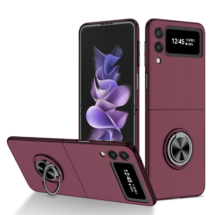 Armor Ring Holder Phone Case, For Samsung Galaxy Fold, For Samsung Galaxy Z Flip 5G, For Samsung Galaxy Z Flip3 5G, For Samsung Galaxy Z Fold2 5G, For Samsung Galaxy Z Fold3 5G