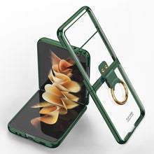 Load image into Gallery viewer, GKK Phantom Electroplating Phone Case with Ring, For Samsung Galaxy Z Flip3 5G