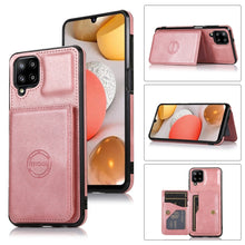 Load image into Gallery viewer, Calf Texture Magnetic Card Bag PU Phone Case, For Samsung Galaxy A12 5G, For Samsung Galaxy A22 5G, For Samsung Galaxy A32 4G, For Samsung Galaxy A32 5G, For Samsung Galaxy A52 5G, For Samsung Galaxy A72 5G, For Samsung Galaxy Note10                   ...