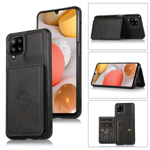 Load image into Gallery viewer, Calf Texture Magnetic Card Bag PU Phone Case, For Samsung Galaxy A12 5G, For Samsung Galaxy A22 5G, For Samsung Galaxy A32 4G, For Samsung Galaxy A32 5G, For Samsung Galaxy A52 5G, For Samsung Galaxy A72 5G, For Samsung Galaxy Note10                   ...