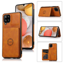 Load image into Gallery viewer, Calf Texture Magnetic Card Bag PU Phone Case, For Samsung Galaxy A12 5G, For Samsung Galaxy A22 5G, For Samsung Galaxy A32 4G, For Samsung Galaxy A32 5G, For Samsung Galaxy A52 5G, For Samsung Galaxy A72 5G, For Samsung Galaxy Note10                   ...