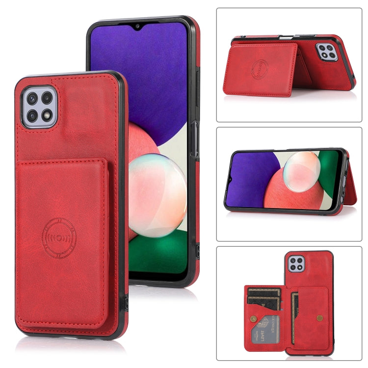 Calf Texture Magnetic Card Bag PU Phone Case, For Samsung Galaxy A12 5G, For Samsung Galaxy A22 5G, For Samsung Galaxy A32 4G, For Samsung Galaxy A32 5G, For Samsung Galaxy A52 5G, For Samsung Galaxy A72 5G, For Samsung Galaxy Note10                   ...