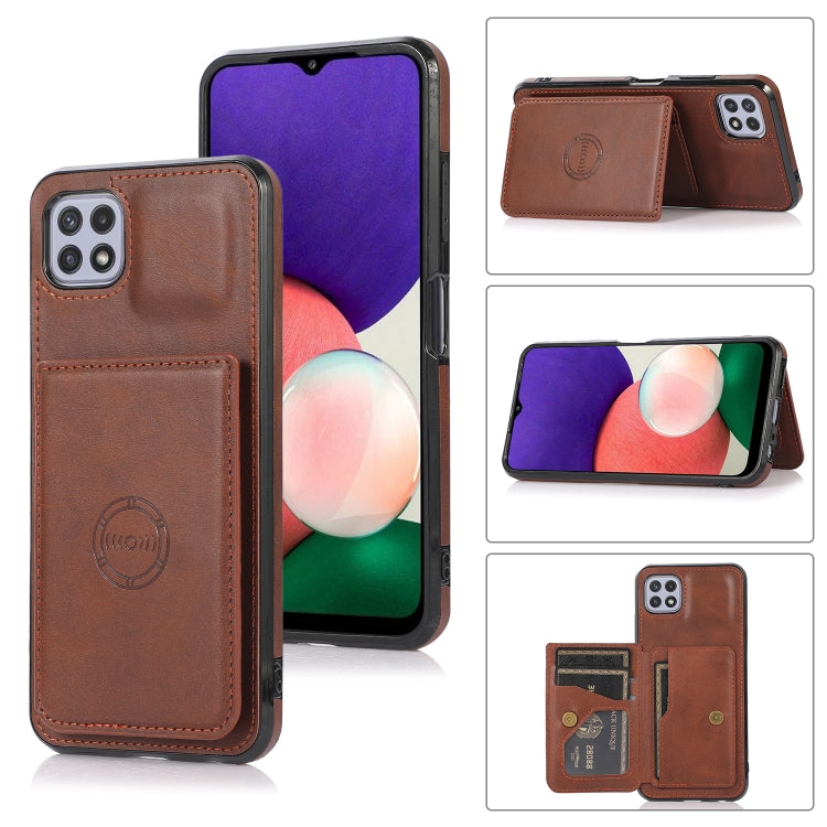Calf Texture Magnetic Card Bag PU Phone Case, For Samsung Galaxy A12 5G, For Samsung Galaxy A22 5G, For Samsung Galaxy A32 4G, For Samsung Galaxy A32 5G, For Samsung Galaxy A52 5G, For Samsung Galaxy A72 5G, For Samsung Galaxy Note10                   ...