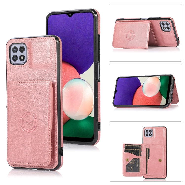 Calf Texture Magnetic Card Bag PU Phone Case, For Samsung Galaxy A12 5G, For Samsung Galaxy A22 5G, For Samsung Galaxy A32 4G, For Samsung Galaxy A32 5G, For Samsung Galaxy A52 5G, For Samsung Galaxy A72 5G, For Samsung Galaxy Note10                   ...