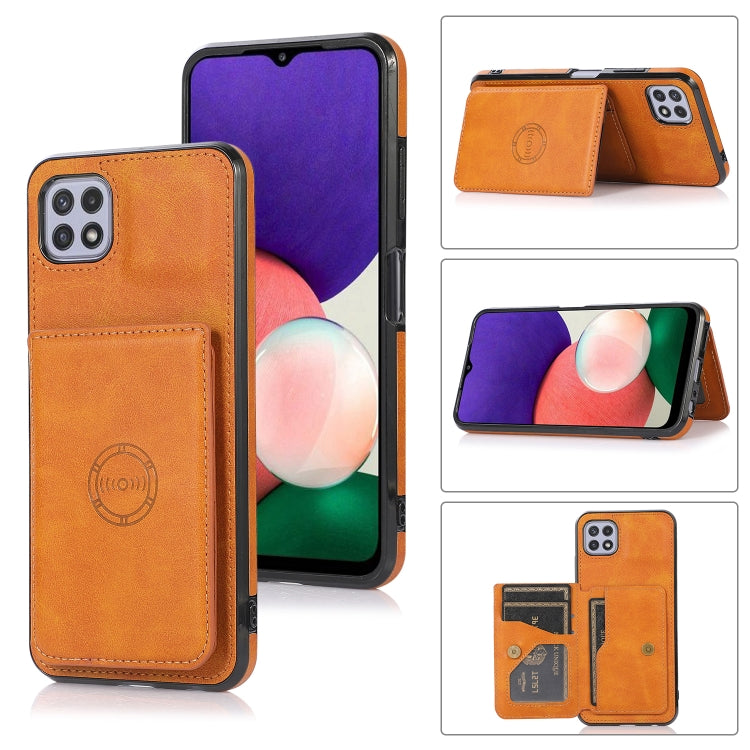 Calf Texture Magnetic Card Bag PU Phone Case, For Samsung Galaxy A12 5G, For Samsung Galaxy A22 5G, For Samsung Galaxy A32 4G, For Samsung Galaxy A32 5G, For Samsung Galaxy A52 5G, For Samsung Galaxy A72 5G, For Samsung Galaxy Note10                   ...