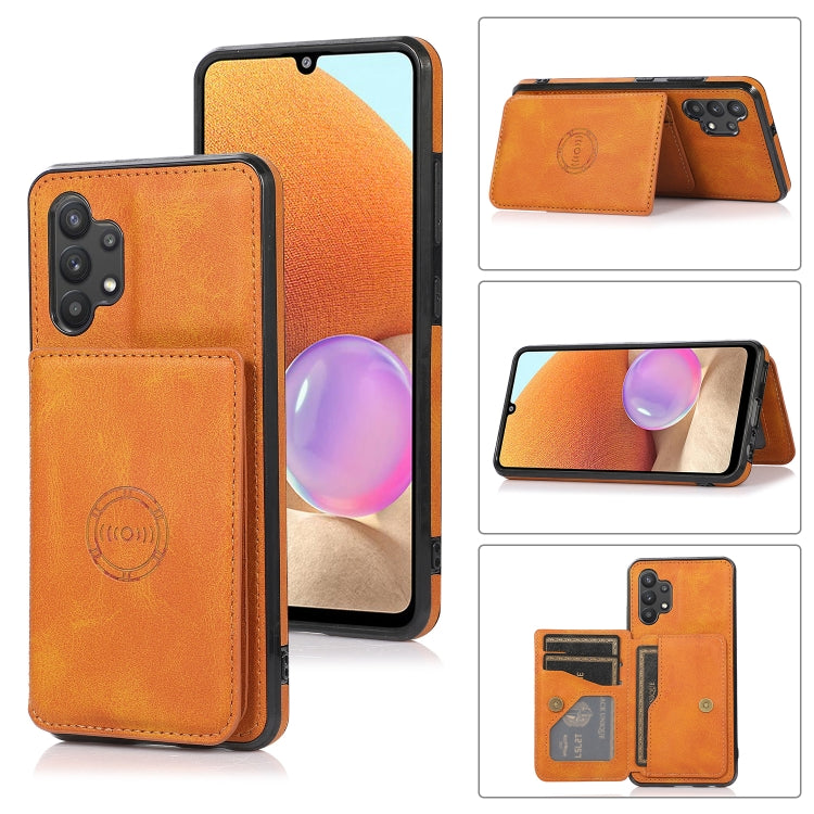 Calf Texture Magnetic Card Bag PU Phone Case, For Samsung Galaxy A12 5G, For Samsung Galaxy A22 5G, For Samsung Galaxy A32 4G, For Samsung Galaxy A32 5G, For Samsung Galaxy A52 5G, For Samsung Galaxy A72 5G, For Samsung Galaxy Note10                   ...
