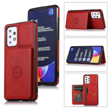Load image into Gallery viewer, Calf Texture Magnetic Card Bag PU Phone Case, For Samsung Galaxy A12 5G, For Samsung Galaxy A22 5G, For Samsung Galaxy A32 4G, For Samsung Galaxy A32 5G, For Samsung Galaxy A52 5G, For Samsung Galaxy A72 5G, For Samsung Galaxy Note10                   ...