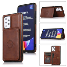 Load image into Gallery viewer, Calf Texture Magnetic Card Bag PU Phone Case, For Samsung Galaxy A12 5G, For Samsung Galaxy A22 5G, For Samsung Galaxy A32 4G, For Samsung Galaxy A32 5G, For Samsung Galaxy A52 5G, For Samsung Galaxy A72 5G, For Samsung Galaxy Note10                   ...