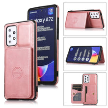 Load image into Gallery viewer, Calf Texture Magnetic Card Bag PU Phone Case, For Samsung Galaxy A12 5G, For Samsung Galaxy A22 5G, For Samsung Galaxy A32 4G, For Samsung Galaxy A32 5G, For Samsung Galaxy A52 5G, For Samsung Galaxy A72 5G, For Samsung Galaxy Note10                   ...