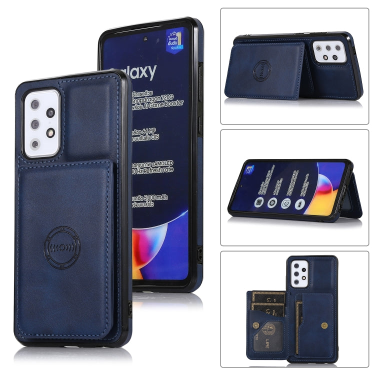 Calf Texture Magnetic Card Bag PU Phone Case, For Samsung Galaxy A12 5G, For Samsung Galaxy A22 5G, For Samsung Galaxy A32 4G, For Samsung Galaxy A32 5G, For Samsung Galaxy A52 5G, For Samsung Galaxy A72 5G, For Samsung Galaxy Note10                   ...