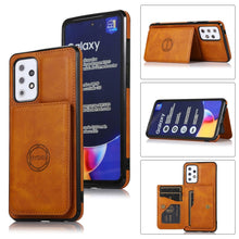 Load image into Gallery viewer, Calf Texture Magnetic Card Bag PU Phone Case, For Samsung Galaxy A12 5G, For Samsung Galaxy A22 5G, For Samsung Galaxy A32 4G, For Samsung Galaxy A32 5G, For Samsung Galaxy A52 5G, For Samsung Galaxy A72 5G, For Samsung Galaxy Note10                   ...