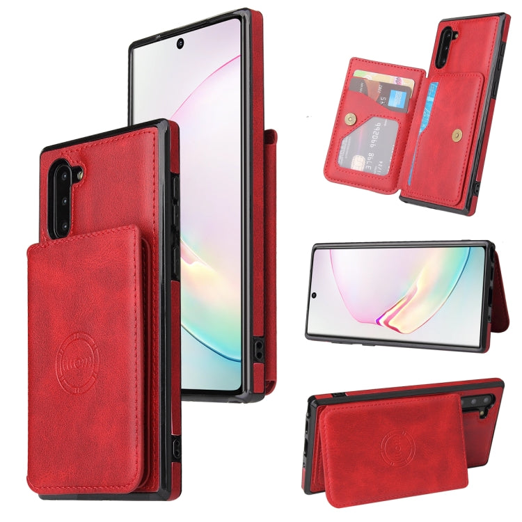 Calf Texture Magnetic Card Bag PU Phone Case, For Samsung Galaxy A12 5G, For Samsung Galaxy A22 5G, For Samsung Galaxy A32 4G, For Samsung Galaxy A32 5G, For Samsung Galaxy A52 5G, For Samsung Galaxy A72 5G, For Samsung Galaxy Note10                   ...