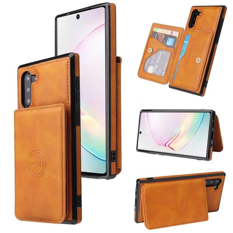 Calf Texture Magnetic Card Bag PU Phone Case, For Samsung Galaxy A12 5G, For Samsung Galaxy A22 5G, For Samsung Galaxy A32 4G, For Samsung Galaxy A32 5G, For Samsung Galaxy A52 5G, For Samsung Galaxy A72 5G, For Samsung Galaxy Note10                   ...