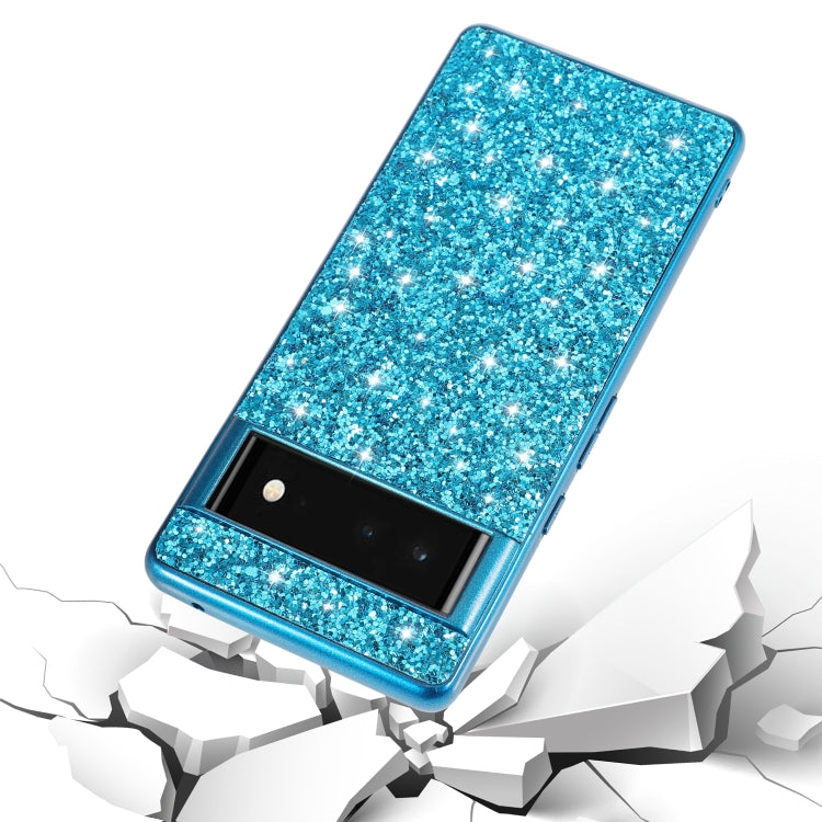 Glitter Powder Shockproof TPU Protective Phone Case, For Google Pixel 6, For Google Pixel 6 Pro, For Samsung Galaxy S22+ 5G, For Samsung Galaxy S22 Ultra 5G, For Samsung Galaxy S22 5G