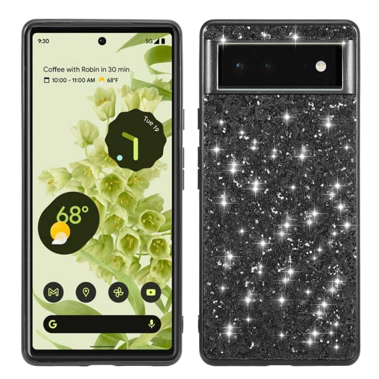 Glitter Powder Shockproof TPU Protective Phone Case, For Google Pixel 6, For Google Pixel 6 Pro, For Samsung Galaxy S22+ 5G, For Samsung Galaxy S22 Ultra 5G, For Samsung Galaxy S22 5G