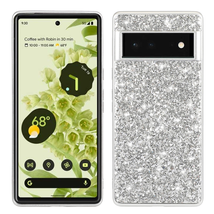 Glitter Powder Shockproof TPU Protective Phone Case, For Google Pixel 6, For Google Pixel 6 Pro, For Samsung Galaxy S22+ 5G, For Samsung Galaxy S22 Ultra 5G, For Samsung Galaxy S22 5G